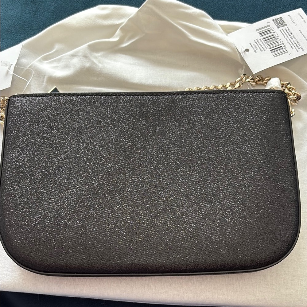 Kate Spade Black and Gold Clutch with Chain Strap *NWT* - Picture 4 of 5